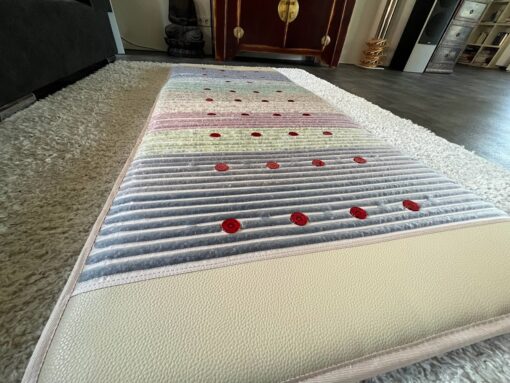 VitalKraftplatz Kristallmatte mit 10 Heilsteinen