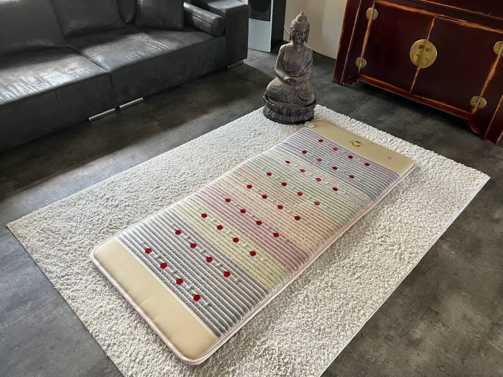 VitalKraftplatz Kristallmatte mit 10 Heilsteinen