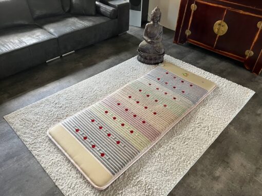 VitalKraftplatz Kristallmatte mit 10 Heilsteinen