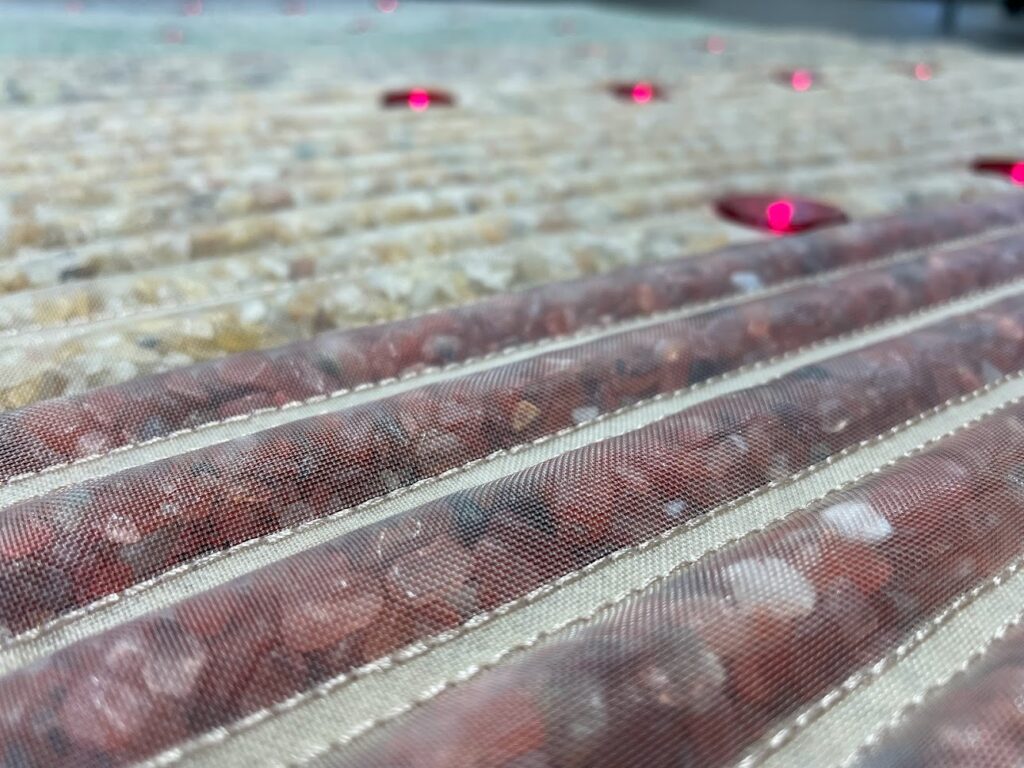 VitalKraftplatz Kristallmatte mit 10 Heilsteinen